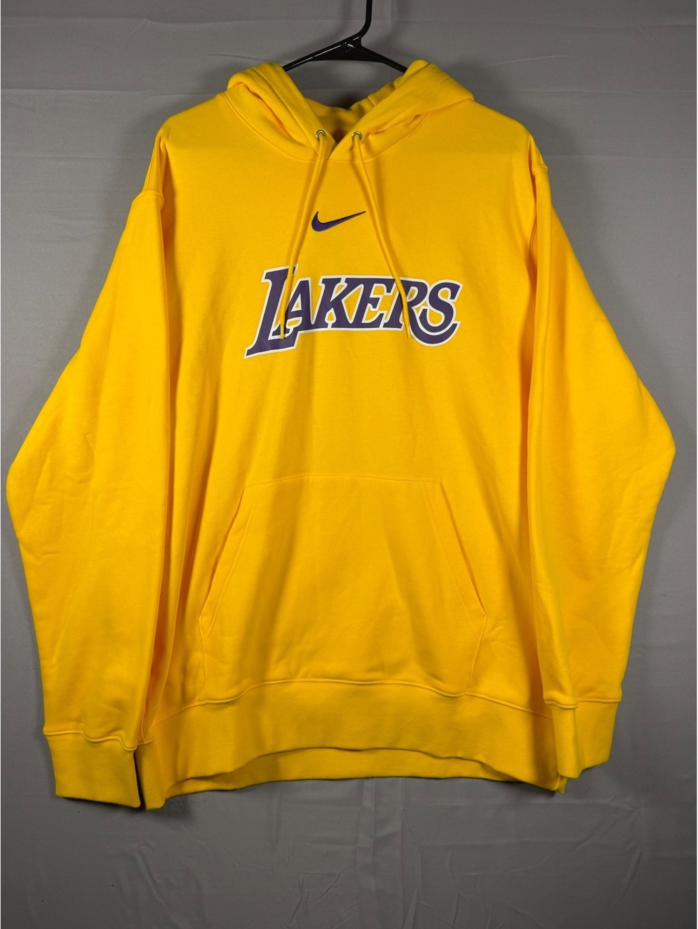 Nike NBA Los Angeles Lakers Yellow Hoodie Sweatshirt XL